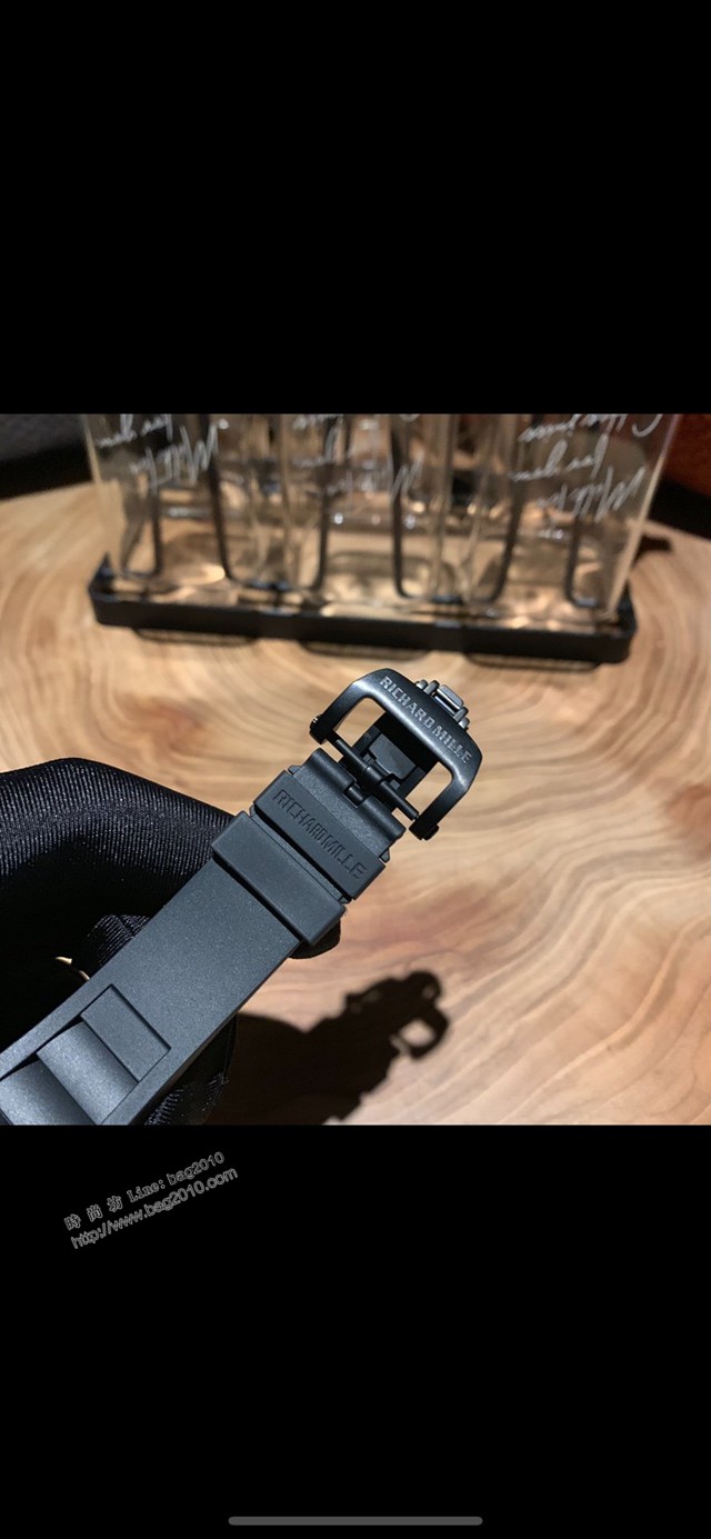 理查德米勒RICHARD MILLE RM011-FM頂級碳纖維殼套男士腕表  gjs2156
